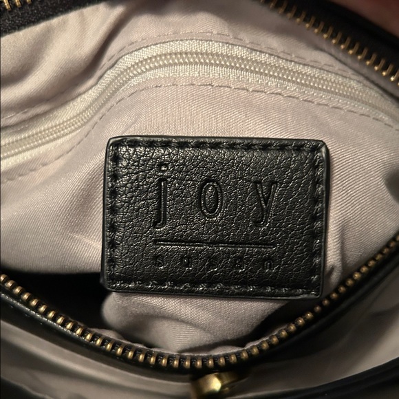 Joy Susan Black Crossbody Bag with Circular Handle - Picture 2 of 14